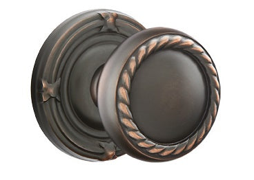 Emtek Rope Knob - Ribbon and Reed Rosette