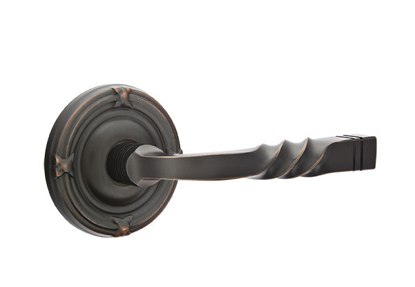 Emtek Santa Fe Lever with Ribbon & Reed Rosette