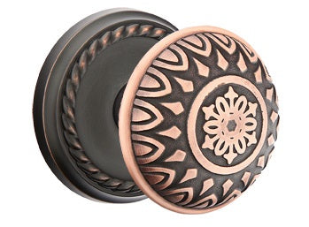 Emtek Lancaster Knob - Rope Rosette
