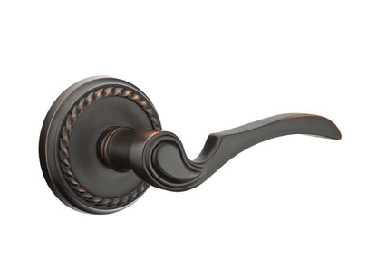 Emtek Coventry Lever Oil Rubbed Bronze-Rope Rosette
