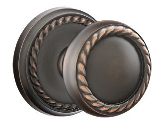 Emtek Rope Knob Oil Rubbed Bronze Rope Rosette