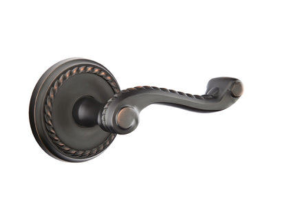 Emtek Rope Lever Oil Rubbed Bronze-Rope Rosette