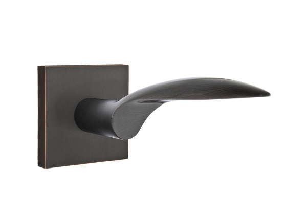 Emtek Mercury Lever Oil Rubbed Bronze-Square Rosette