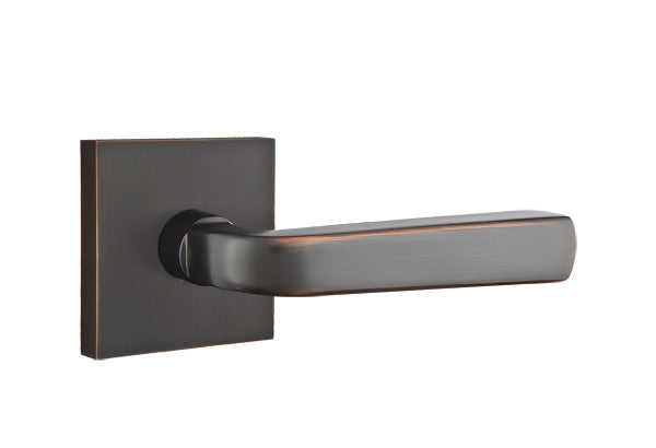 Emtek Sion Lever Oil Rubbed Bronze-Square Rosette