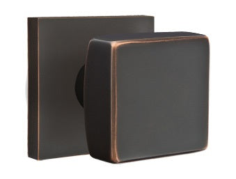 Emtek Square Knob - Square Rosette