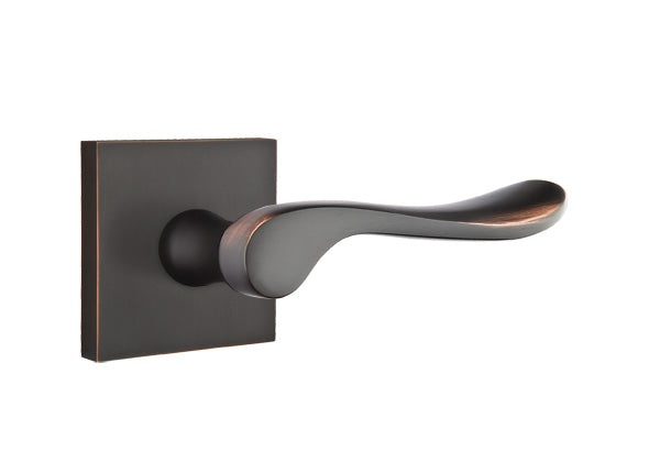 Emtek Luzern Lever Oil Rubbed Bronze-Square Rosette