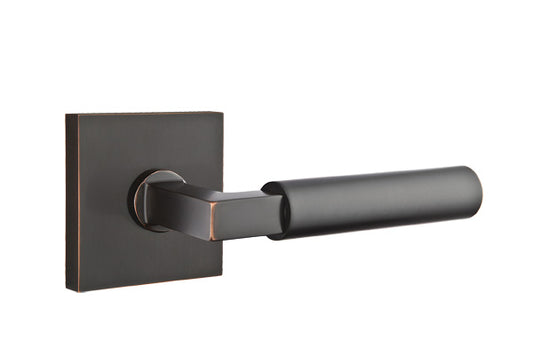 Emtek Brass Hercules Lever Oil Rubbed Bronze-Square Rosette