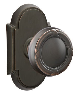 Emtek Ribbon and Reed Knob - #8 Rosette