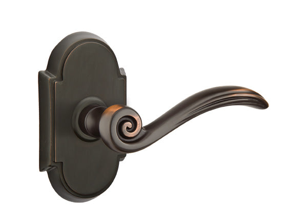 Emtek Elan Interior Mortise Lever with #8 Rosette
