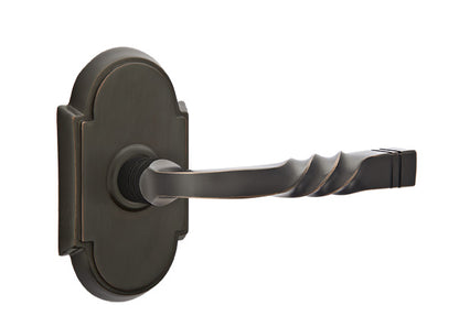 Emtek Santa Fe Lever Oil Rubbed Bronze-Style 8 Rosette