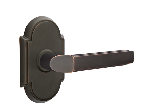 Emtek Milano Lever Oil Rubbed Bronze-Style 8 Rosette