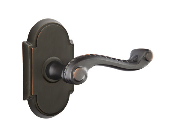 Emtek Rope Lever Oil Rubbed Bronze-Style 8 Rosette