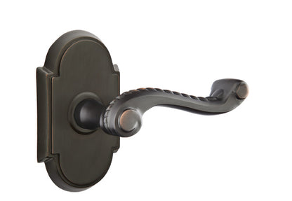 Emtek Rope Lever Oil Rubbed Bronze-Style 8 Rosette