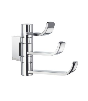 Smedbo Ice Swing Arm Triple Hook OK327 Polished Chrome