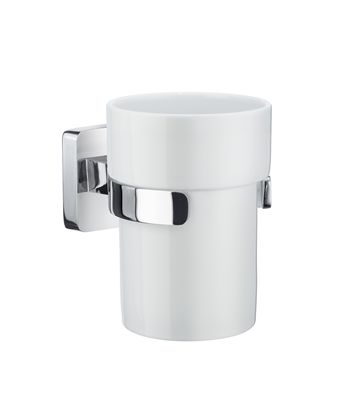 Smedbo Ice Holder with Porcelain Tumbler OK343P Polished Chrome