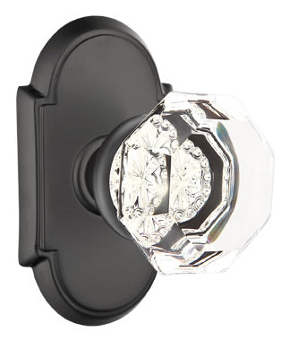 Emtek Old Town Clear Knob with Style #8 Rosette
