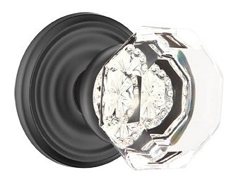 Emtek Old Town Clear Knob with Regular Rosette