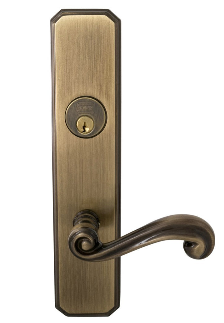 Omnia Max Steel Mortise Sideplate Lock Style 11055