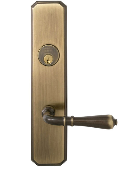 Omnia Max Steel Mortise Sideplate Lock Style 11752