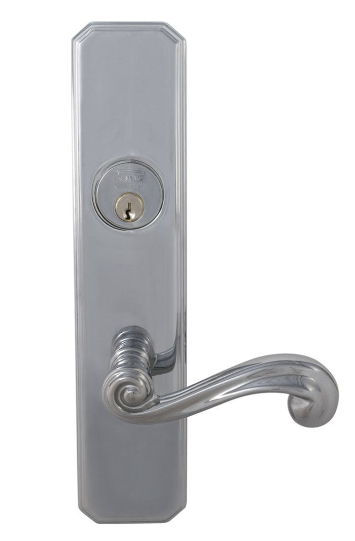 Omnia Max Steel Mortise Sideplate Lock Style 11055
