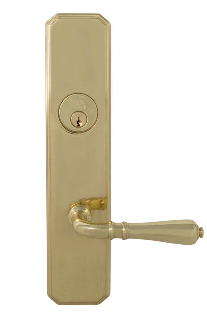 Omnia Max Steel Mortise Sideplate Lock Style 11752