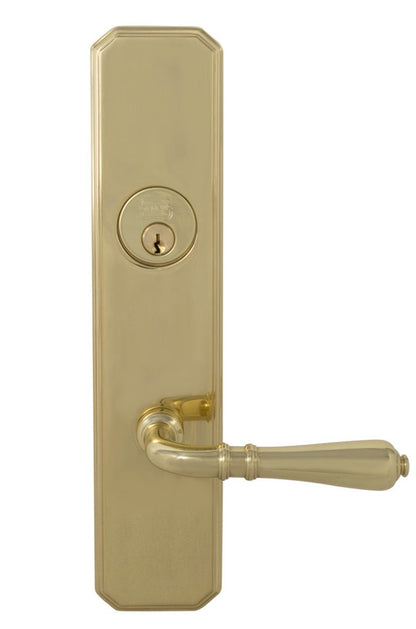 Omnia Max Steel Mortise Sideplate Lock Style 11752