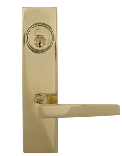 Omnia Max Steel Mortise Sideplate Lock Style 4036