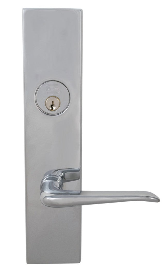 Omnia Max Steel Mortise Sideplate Lock Style 12042