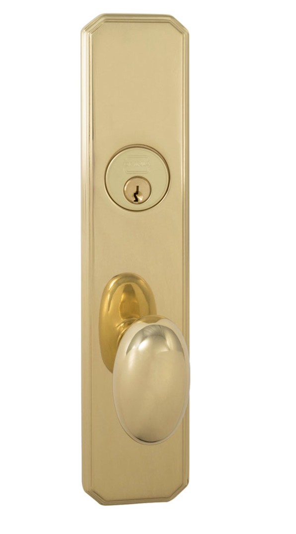 Omnia Max Steel Mortise Sideplate Lock Style 11432