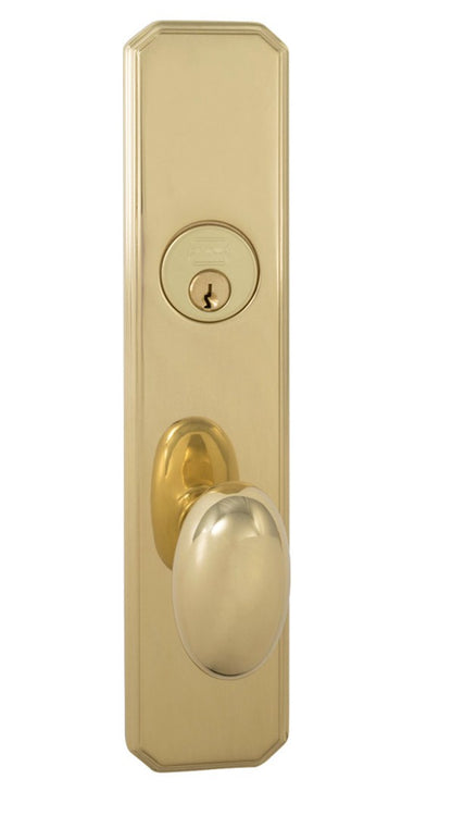 Omnia Max Steel Mortise Sideplate Lock Style 11432