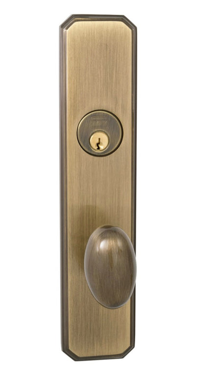 Omnia Max Steel Mortise Sideplate Lock Style 11432