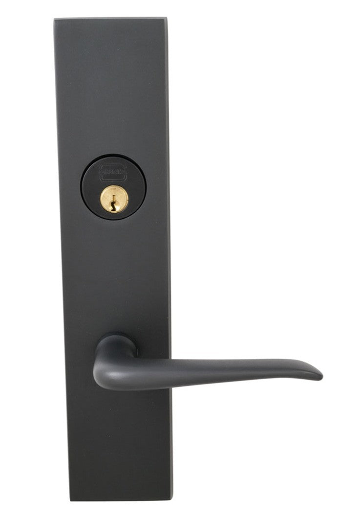 Omnia Max Steel Mortise Sideplate Lock Style 12042