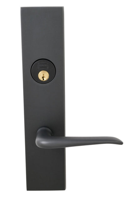 Omnia Max Steel Mortise Sideplate Lock Style 12042