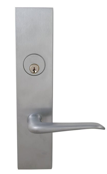Omnia Max Steel Mortise Sideplate Lock Style 12042