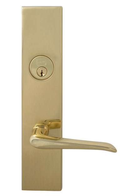 Omnia Max Steel Mortise Sideplate Lock Style 12042