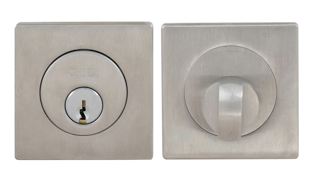 Omnia Stainless Steel Single Cylinder Deadbolt Style D9000S