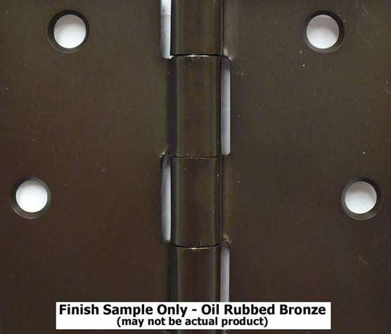 Emtek 4 Inch Spring Door Hinges With Square Corners Oil Rubbed Bronze