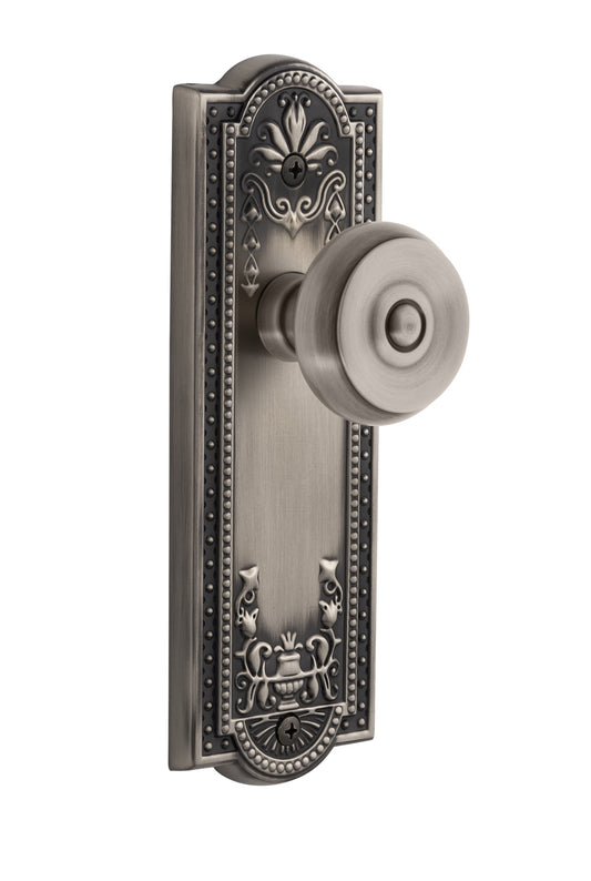 Grandeur Parthenon Plate with Bouton Knob