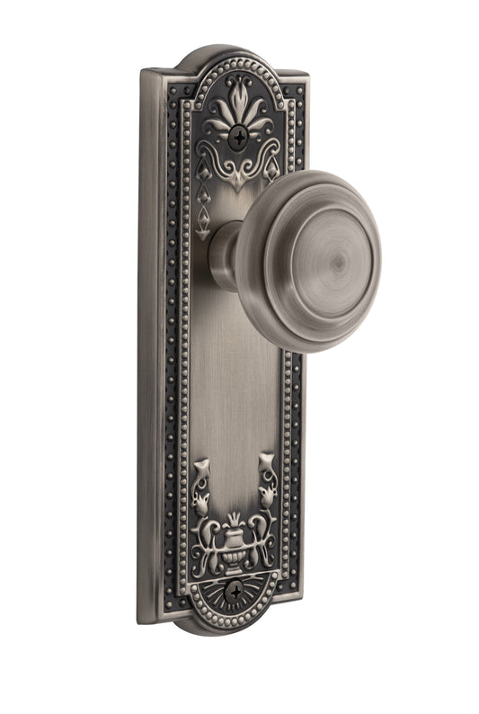 Grandeur Parthenon Plate with Circulaire Knob