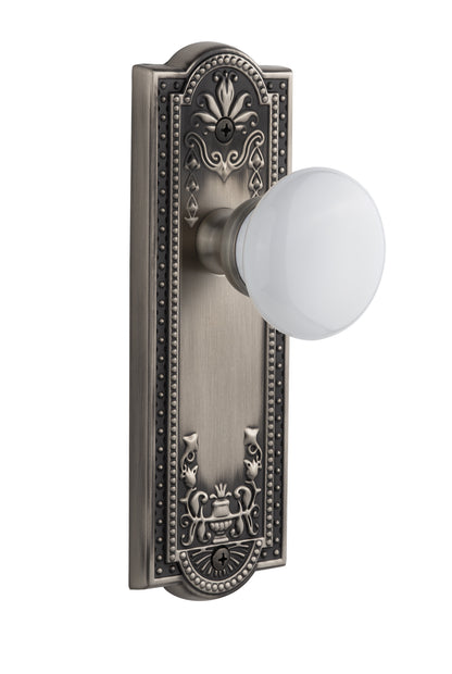 Grandeur Parthenon Plate with Hyde Park Knob