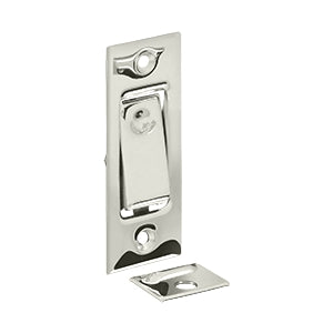 Deltana PDB42 Pocket Door Bolt  - Polished Nickel