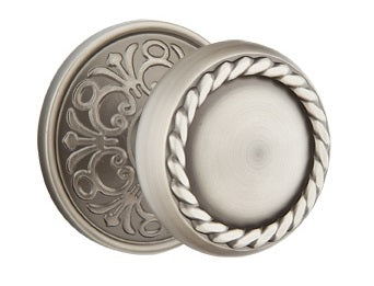 Emtek Rope Knob - Lancaster Rosette