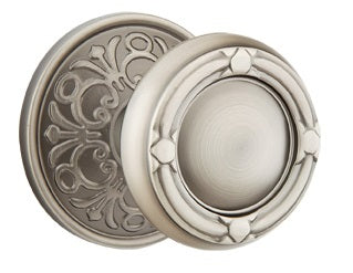 Emtek Ribbon and Reed Knob - Lancaster Rosette