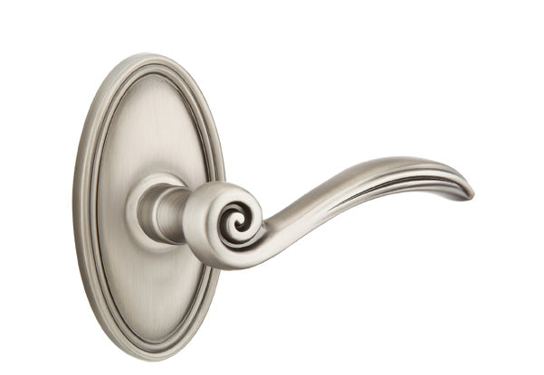 Emtek Elan Interior Mortise Lever with Oval Rosette