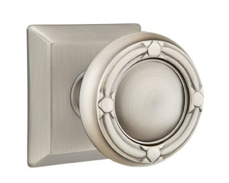 Emtek Ribbon and Reed Knob - Quincy Rosette