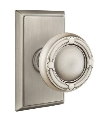 Emtek Ribbon and Reed Knob - Rectangular Rosette