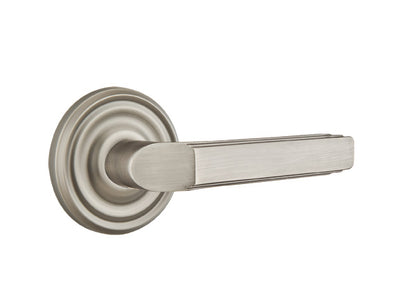 Emtek Milano Lever Pewter-Regular Rosette