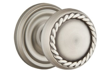 Emtek Rope Knob - Shown with Regular Rosette