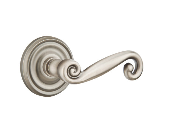 Emtek Rustic Lever Pewter-Regular Rosette