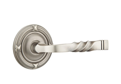 Emtek Santa Fe Lever Pewter-Ribbon and Reed Rosette